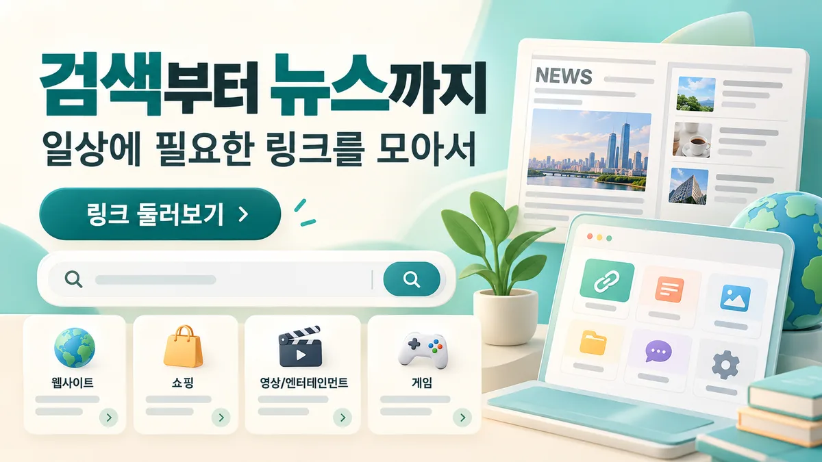검색부터 뉴스까지 사이트모음